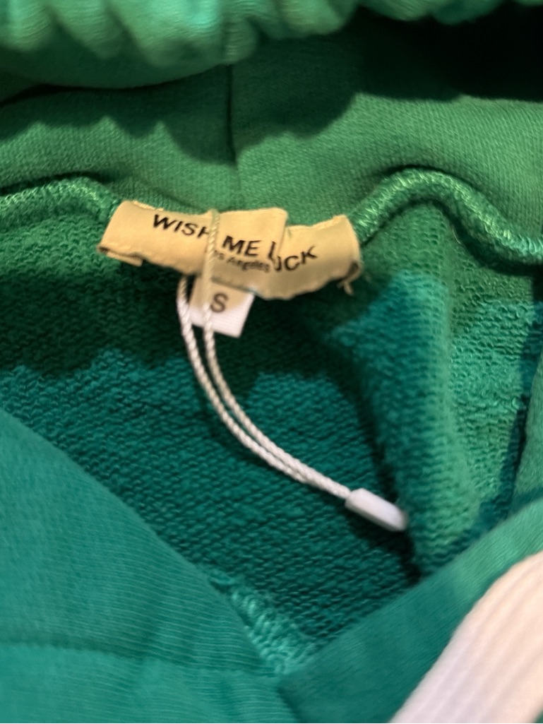 Wml/Wish Me Luck Green Pullover Hoodie — image 3 of 3